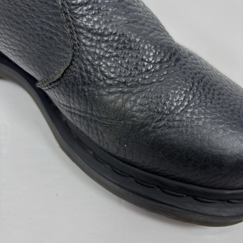 Dr. Martens 2976 Chelsea Boots Womens Size 8 Soft Black Pebbled Leather Side Zip - Picture 11 of 11